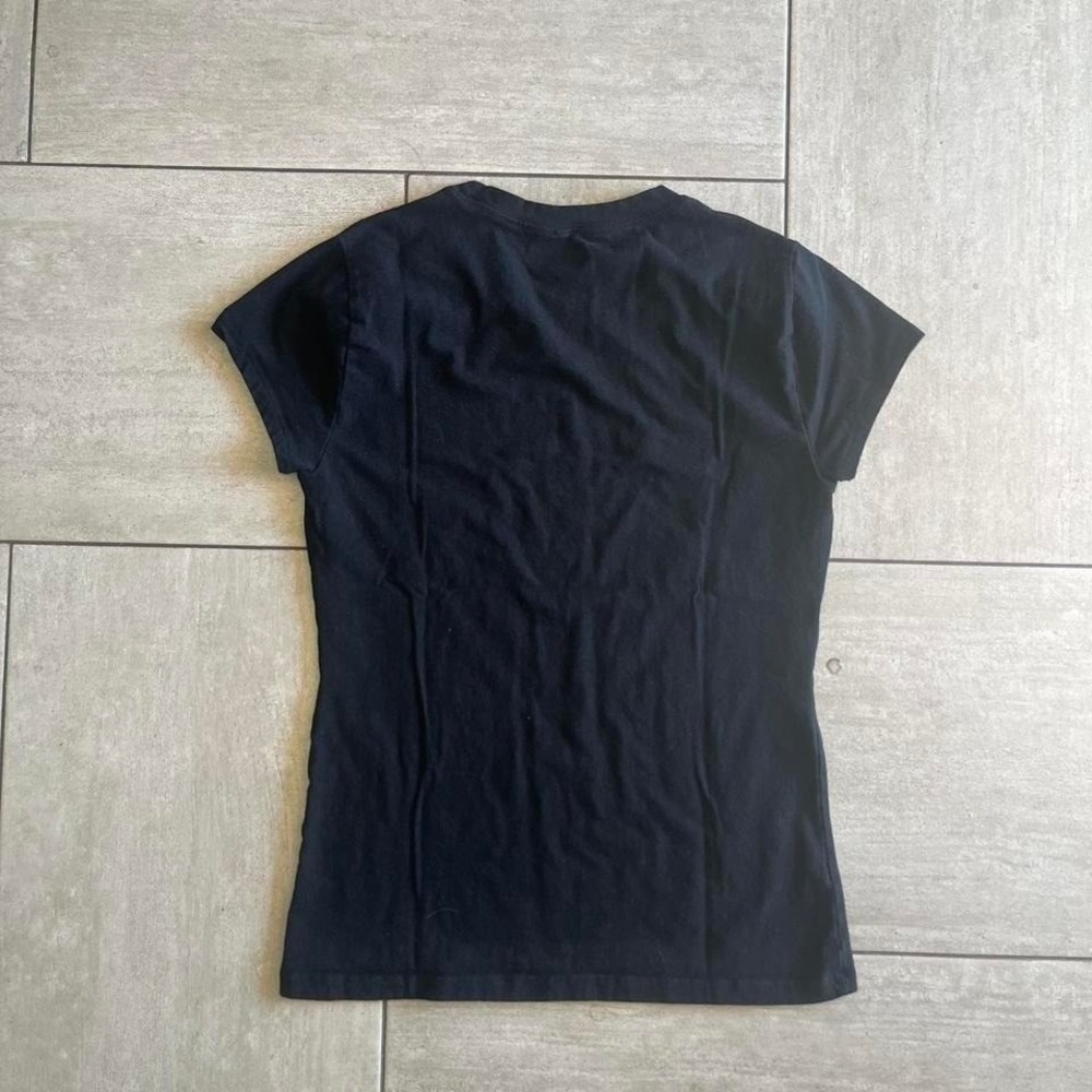 Chanel Paris Studded Logo Black Short Sleeve T-Shirt Size XL Womens - Picture 4 of 5